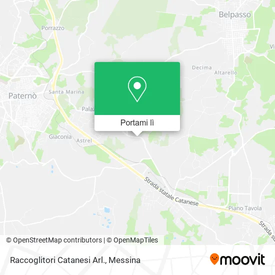 Mappa Raccoglitori Catanesi Arl.