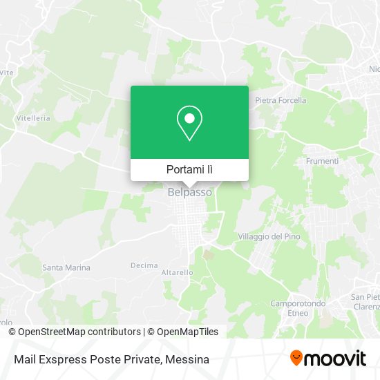 Mappa Mail Exspress Poste Private