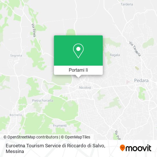 Mappa Euroetna Tourism Service di Riccardo di Salvo