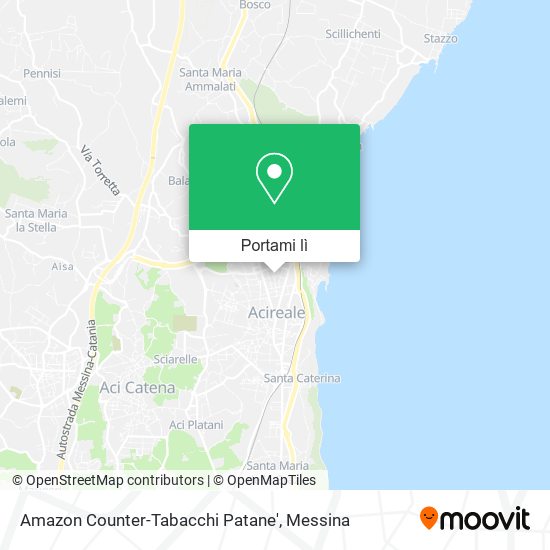 Mappa Amazon Counter-Tabacchi Patane'