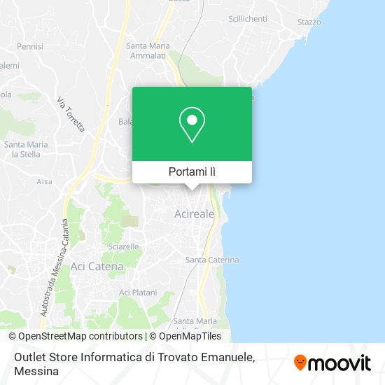 Mappa Outlet Store Informatica di Trovato Emanuele