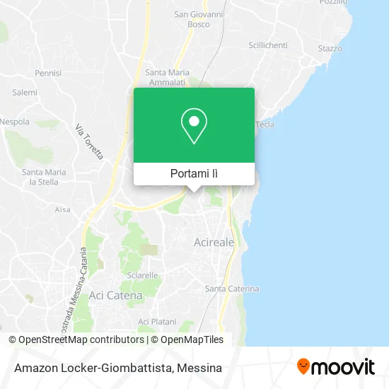 Mappa Amazon Locker-Giombattista