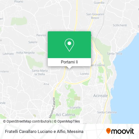 Mappa Fratelli Cavallaro Luciano e Alfio
