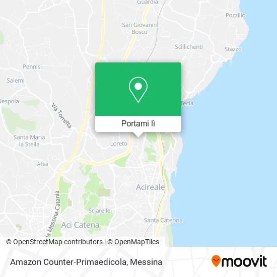 Mappa Amazon Counter-Primaedicola