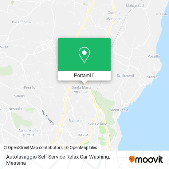 Mappa Autolavaggio Self Service Relax Car Washing