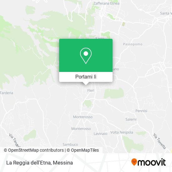 Mappa La Reggia dell'Etna