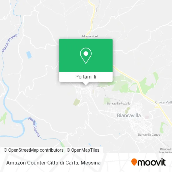Mappa Amazon Counter-Citta di Carta