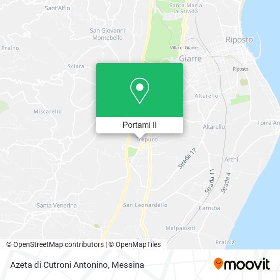 Mappa Azeta di Cutroni Antonino
