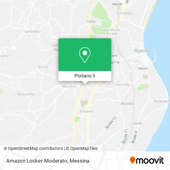 Mappa Amazon Locker-Moderato