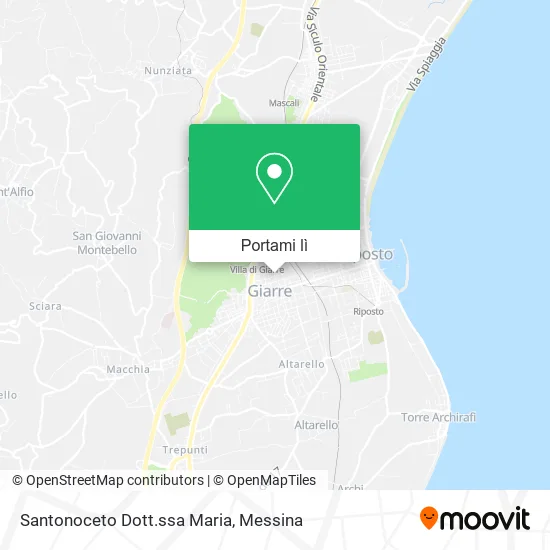 Mappa Santonoceto Dott.ssa Maria