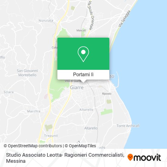 Mappa Studio Associato Leotta- Ragionieri Commercialisti