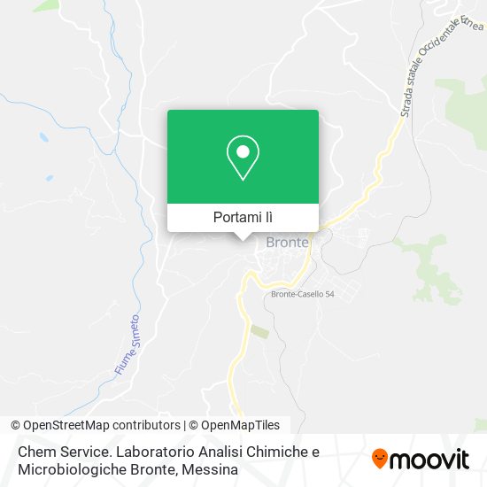 Mappa Chem Service. Laboratorio Analisi Chimiche e Microbiologiche Bronte