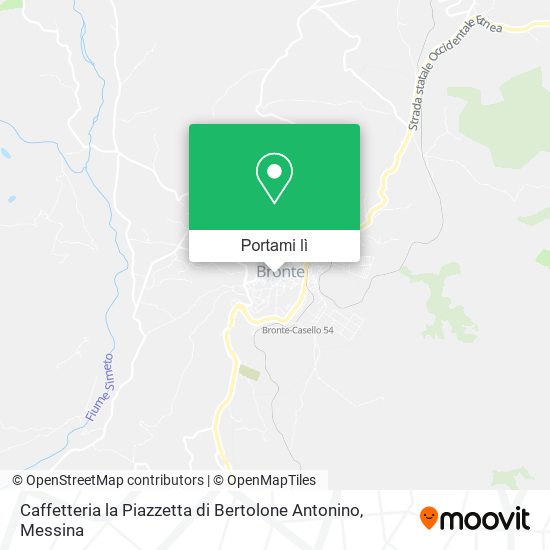 Mappa Caffetteria la Piazzetta di Bertolone Antonino