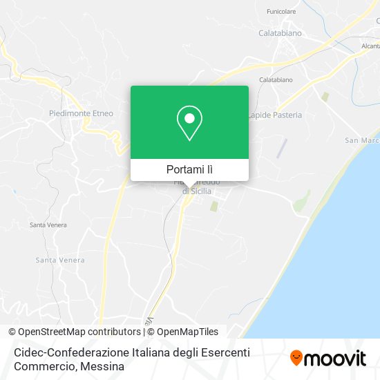 Mappa Cidec-Confederazione Italiana degli Esercenti Commercio