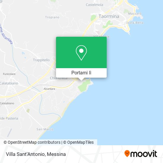 Mappa Villa Sant'Antonio