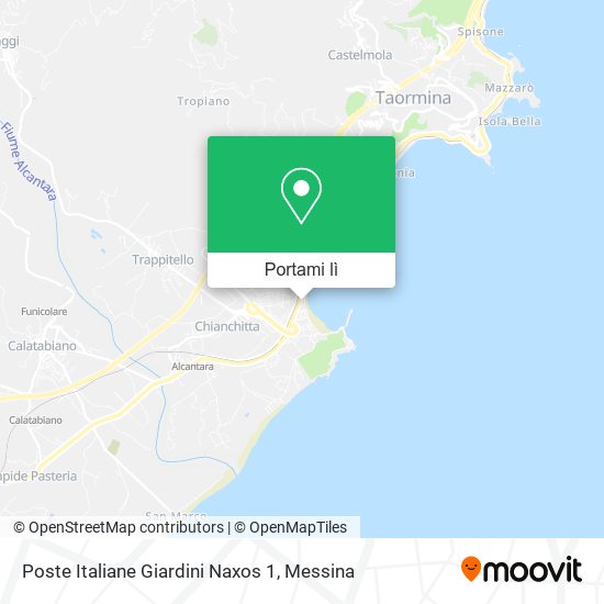 Mappa Poste Italiane Giardini Naxos 1