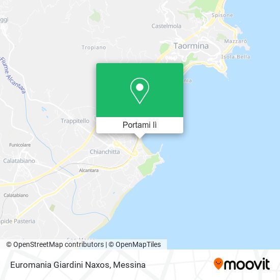Mappa Euromania Giardini Naxos