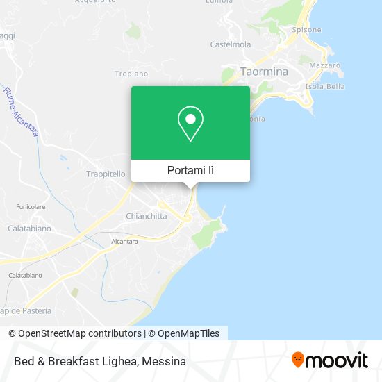 Mappa Bed & Breakfast Lighea