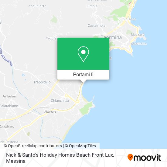 Mappa Nick & Santo's Holiday Homes Beach Front Lux