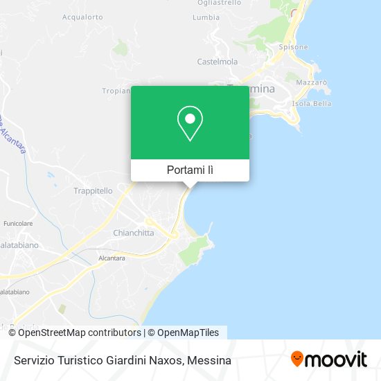 Mappa Servizio Turistico Giardini Naxos