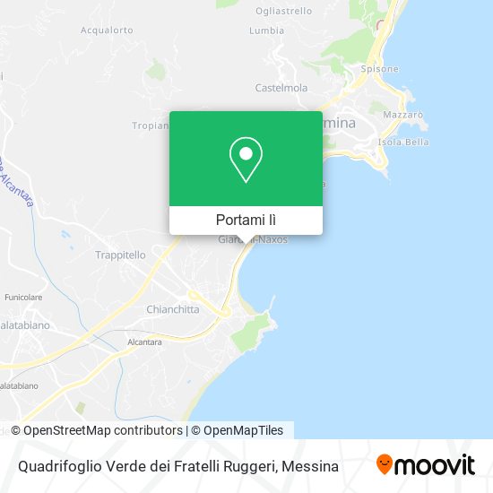 Mappa Quadrifoglio Verde dei Fratelli Ruggeri