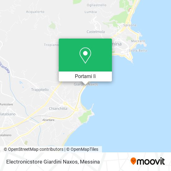 Mappa Electronicstore Giardini Naxos