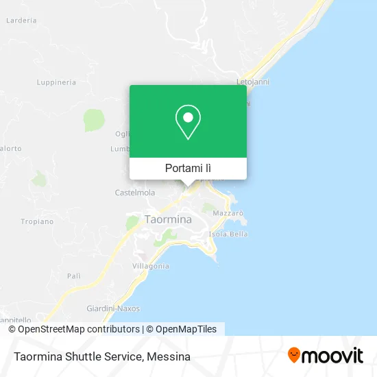Mappa Taormina Shuttle Service