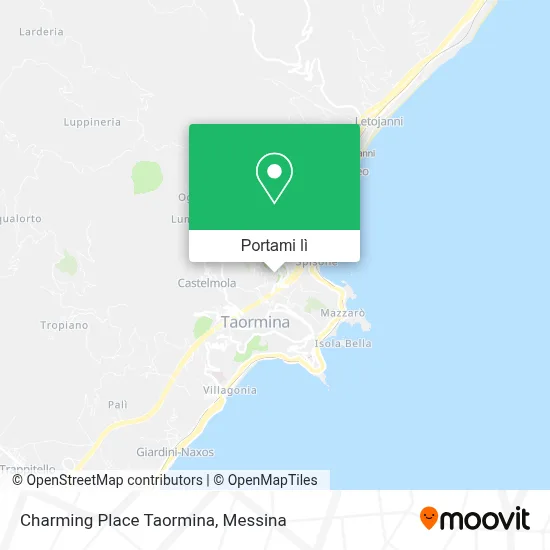 Mappa Charming Place Taormina