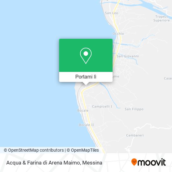 Mappa Acqua & Farina di Arena Maimo