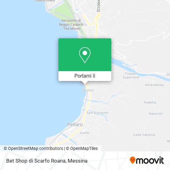 Mappa Bet Shop di Scarfo Roana