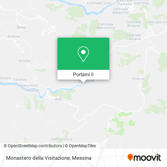 Mappa Monastero della Visitazione