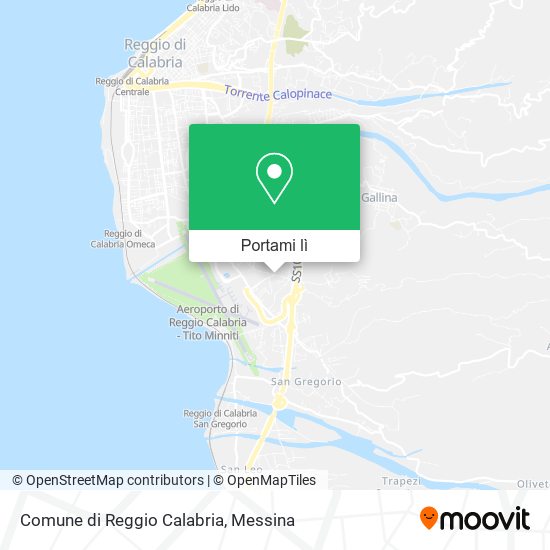 Mappa Comune di Reggio Calabria