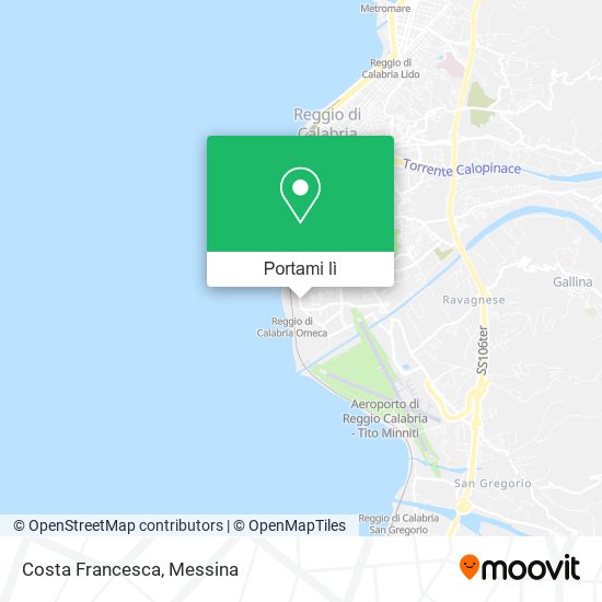 Mappa Costa Francesca