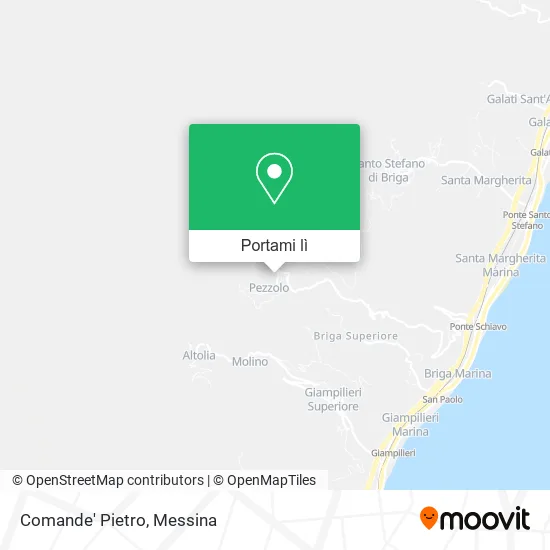 Mappa Comande' Pietro