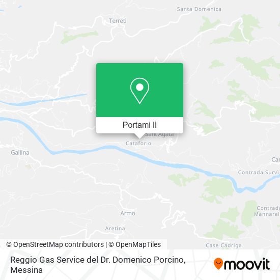 Mappa Reggio Gas Service del Dr. Domenico Porcino