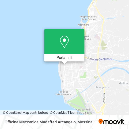 Mappa Officina Meccanica Madaffari Arcangelo