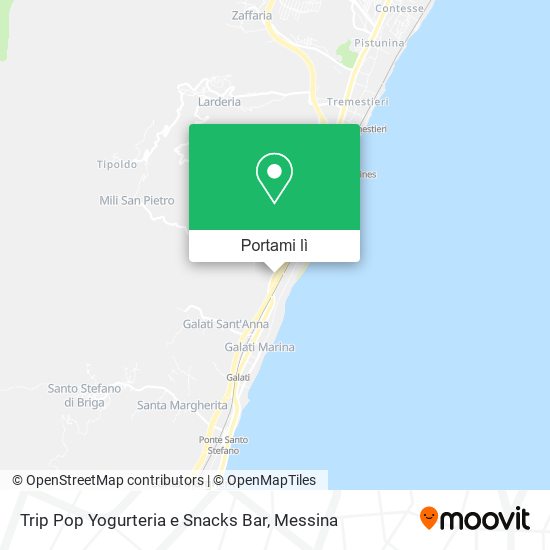Mappa Trip Pop Yogurteria e Snacks Bar