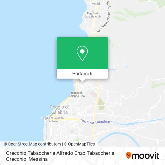 Mappa Orecchio Tabaccheria Alfredo Enzo Tabaccheria Orecchio