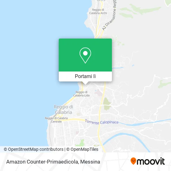 Mappa Amazon Counter-Primaedicola