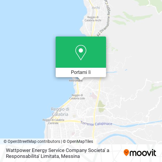 Mappa Wattpower Energy Service Company Societa' a Responsabilita' Limitata