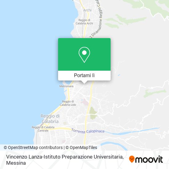 Mappa Vincenzo Lanza-Istituto Preparazione Universitaria
