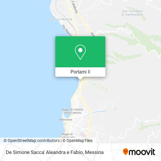 Mappa De Simone Sacca' Aleandra e Fabio