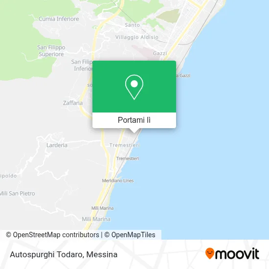 Mappa Autospurghi Todaro