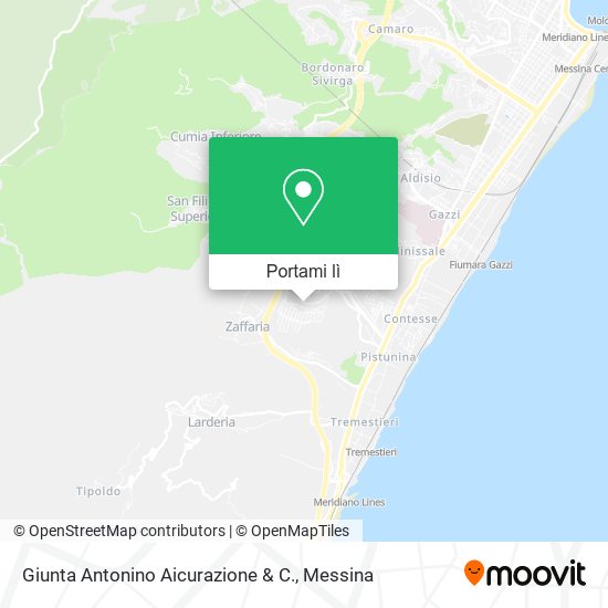 Mappa Giunta Antonino Aicurazione & C.