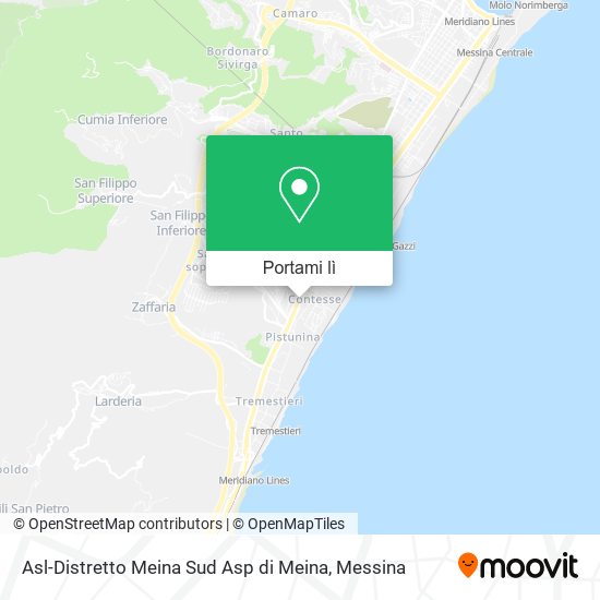 Mappa Asl-Distretto Meina Sud Asp di Meina