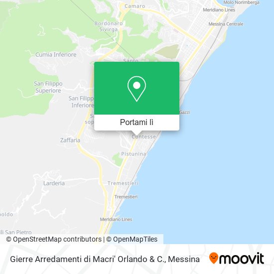 Mappa Gierre Arredamenti di Macri' Orlando & C.