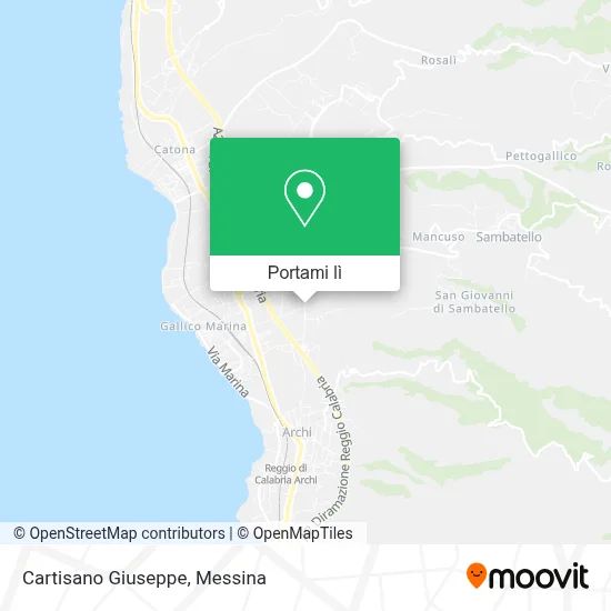 Mappa Cartisano Giuseppe