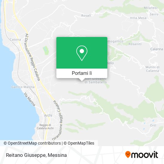 Mappa Reitano Giuseppe