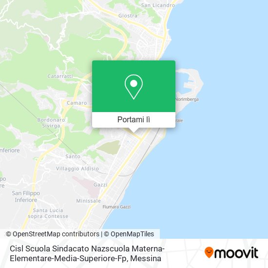 Mappa Cisl Scuola Sindacato Nazscuola Materna-Elementare-Media-Superiore-Fp