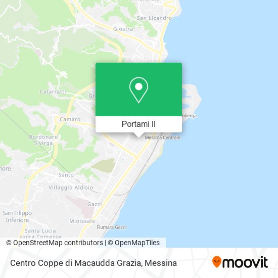 Mappa Centro Coppe di Macaudda Grazia